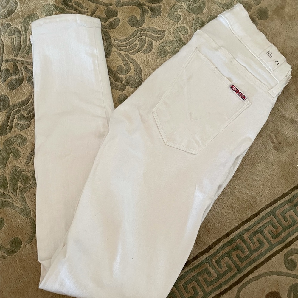 hudson white jeans